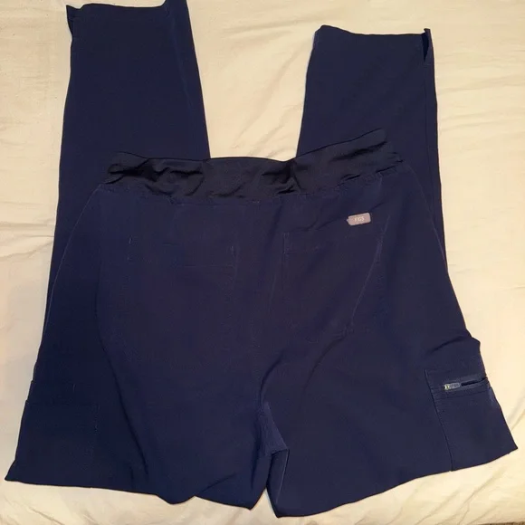 Figs Navy Blue straight Pants - Picture 2 of 2